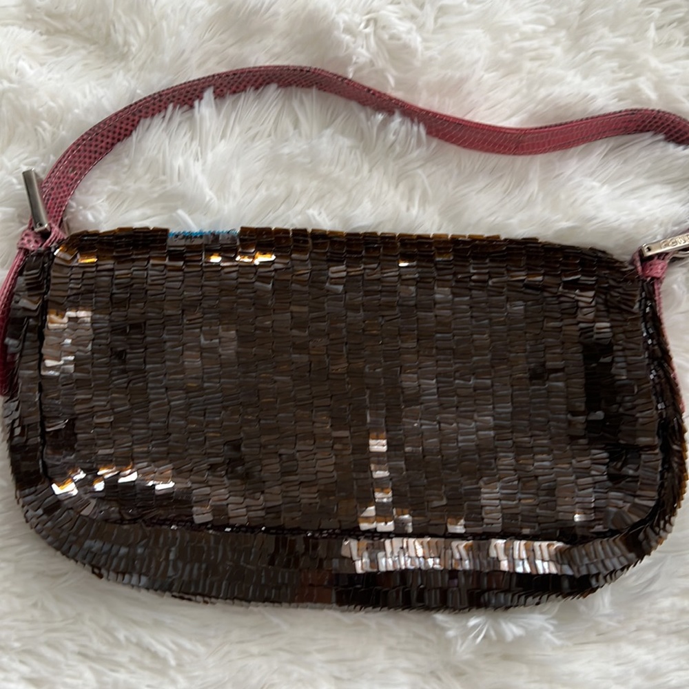 sold!Vintage FENDI sequin baguette - Picture 5 of 7